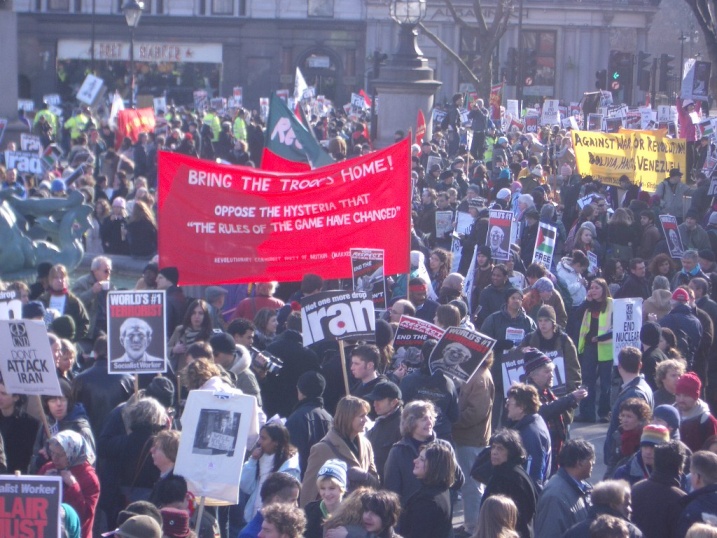 Rally In Trafalgar Square
