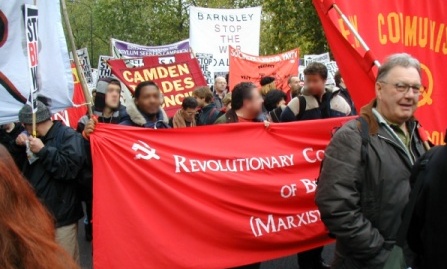 Contingent of NCP and RCPB(ML) on the march