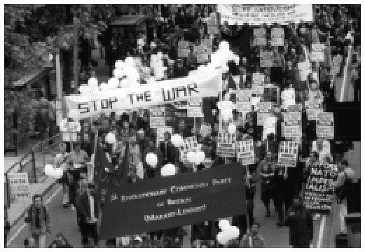 15,000 demonstrate against NATO