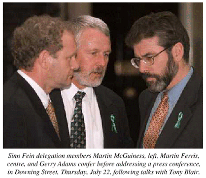 Sinn Fein Delegation Members