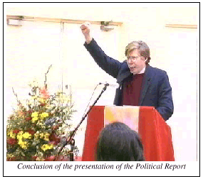 Conclusion of Presentation of Political Report