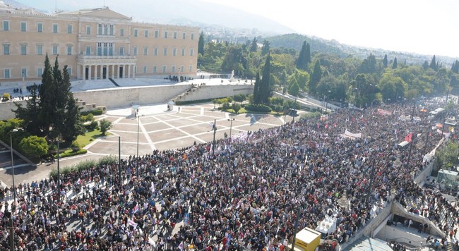 Resistance of the Greek People to the Austerity Plan