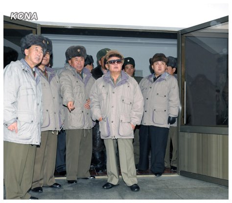 Kim Jong Il Inspects Unit 1016 of KPA Air Force