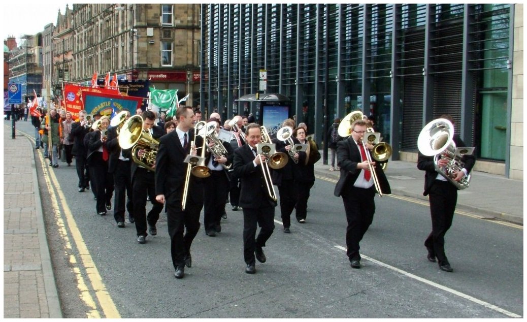 Felling Band Tyne & Wear May Day 2012